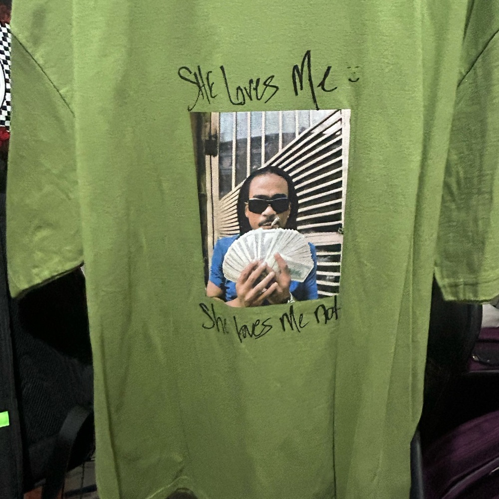 Supreme Green Graphic Men's Shirt